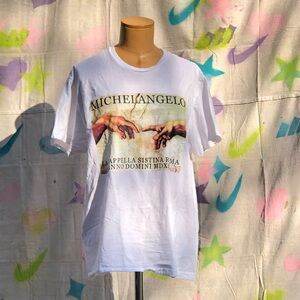 Italy Graphic Tee Michaelangelo